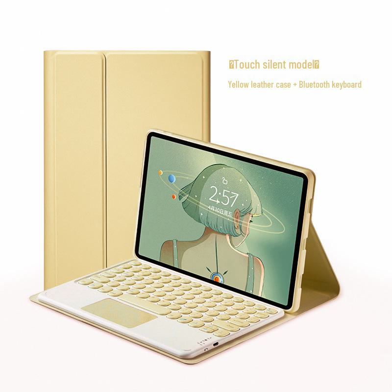 iPad Pro 11 Bluetooth Keyboard Leather Case 10th Gen 10.9 with Pen Slot - Magnetic Tablet Protective Shell 10.2