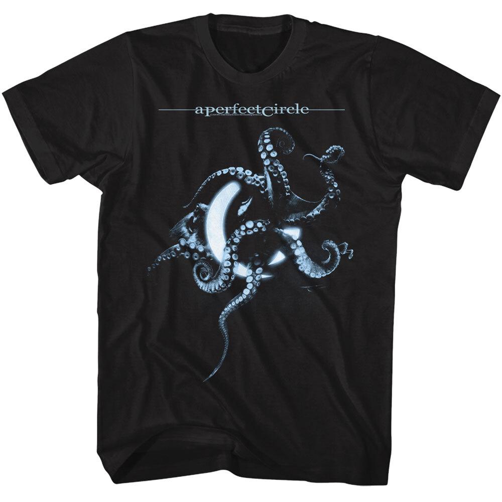A Perfect Circle Eerie Deep Sea Octopus Men T Shirt Rock Band Music Merch XXL