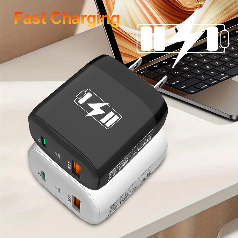 Mark 2.4A Dual USB 2-Port Travel Charger - US, EU, KR, UK Compatibility