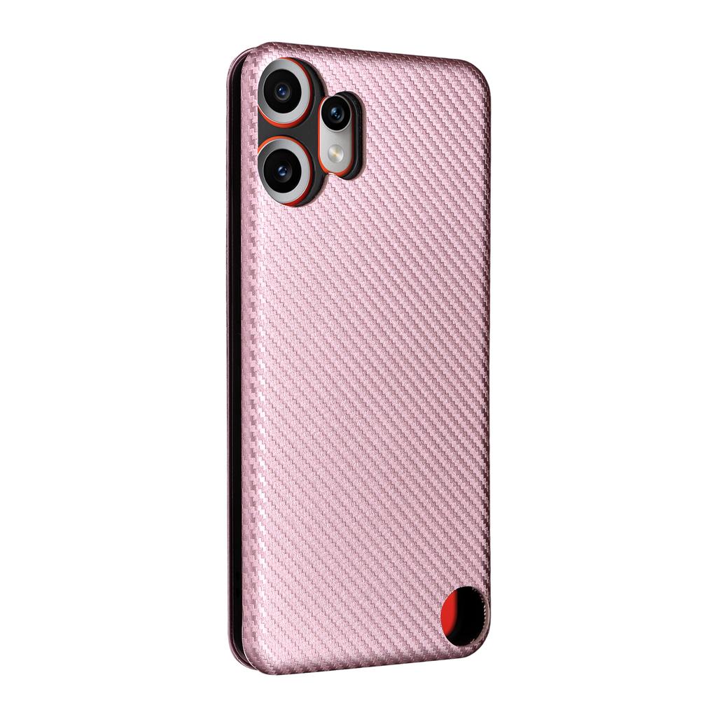 For Nothing CMF Phone 2 Pro Case Carbon Fiber Texture Drop-Proof PU Leather Phone Cover