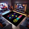 P-PacMan Game Printed Absorbent Washable Carpet, Non-Slip Bathroom Mats, Kitchen Rugs, Yoga Mat,Living Room Entrance, Camping Picnic Rugs