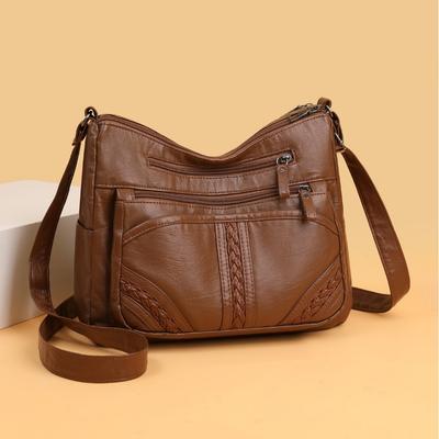 Fashionable and Versatile Middle-aged Women's Bag, Large-capacity Single-shoulder Crossbody Women's Bag