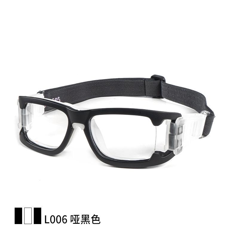 

Oubao Lai L006Outdoor sports equipment multifunctional basketball glasses football goggles for myopia sports Matte Black+White nose pa