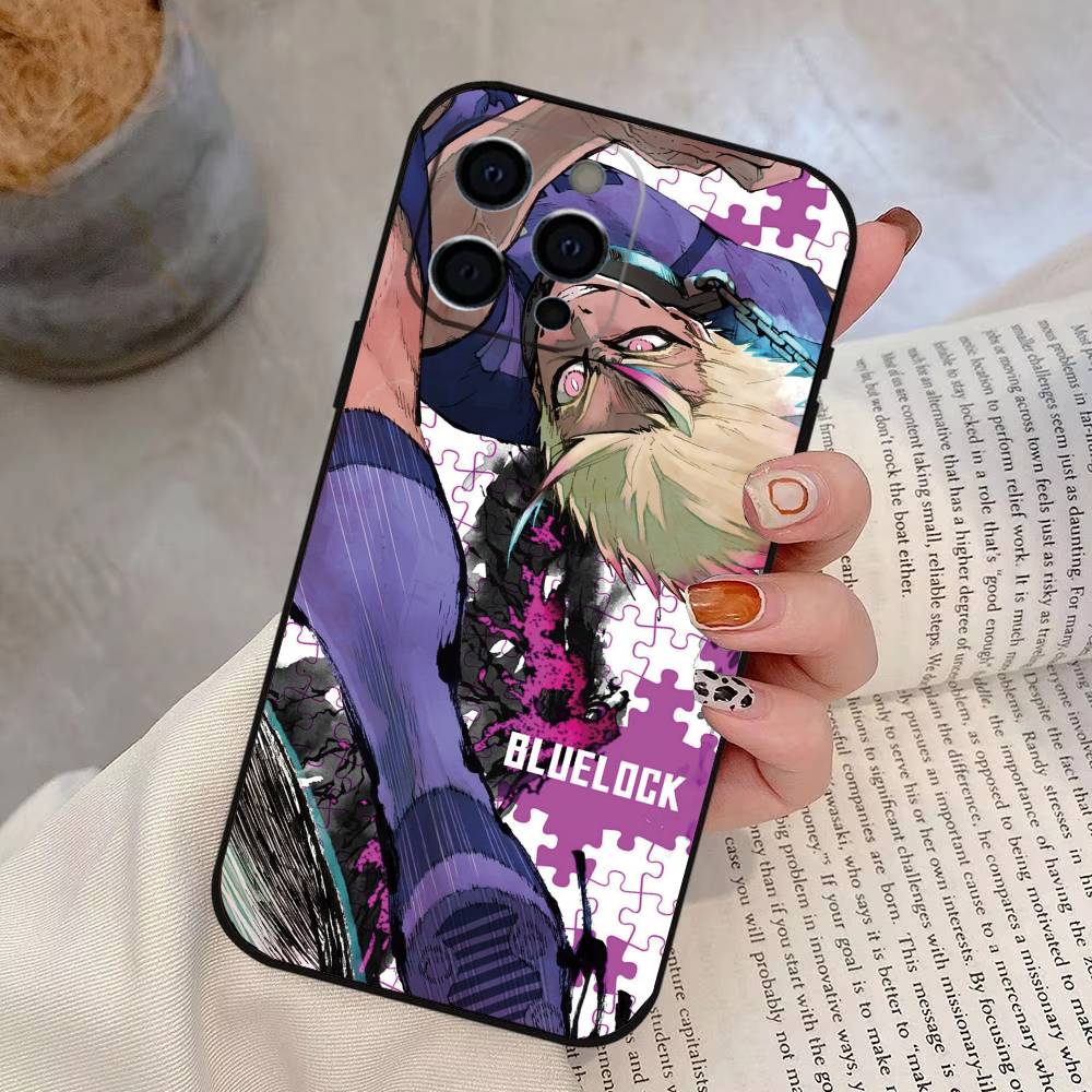

Чехол для телефона Blue Lock Shidou Ryusei для iPhone 17,16,15,14,13,12,11 Plus,Pro Max,XS, Мягкий силиконовый черный чехол iPhone11ProMax