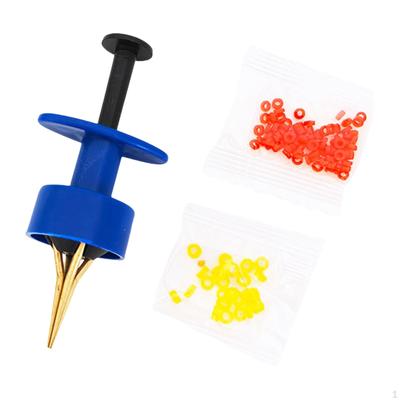 Fishing Pellet Bander with Rubber Bands Convenient for Angler Worm Tackle