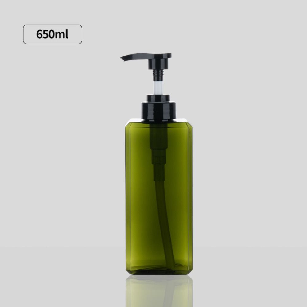 Square Liquid Soap Dispenser Plastic Shampoo Press Empty Bottles New Storage Bottles