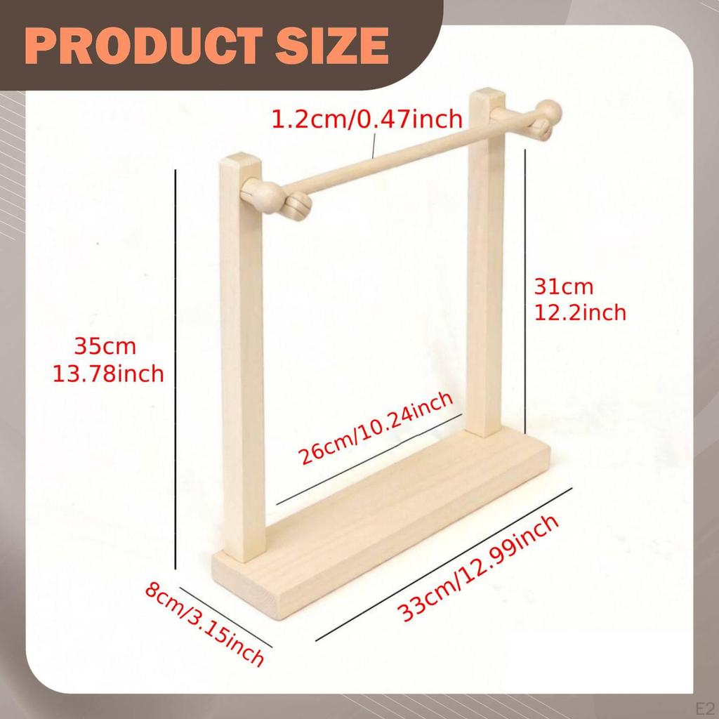 Decorative Jewelry Display Stand with Removable Bar for Pendants, Keychains And Bracelets.