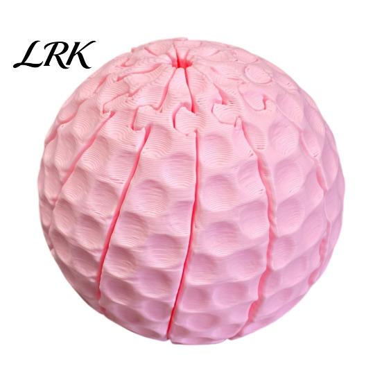 Flexible Sensory Toy 3D Printed Twisting Ball Fidget Toy, Transforming Spiral Shape Decompression Twistable Stress Reliever Desk Accessory for