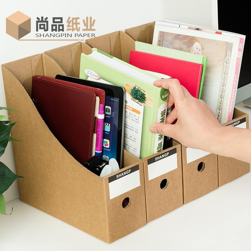 Desktop Paper File Rack Document Organizer Desk Storage Box