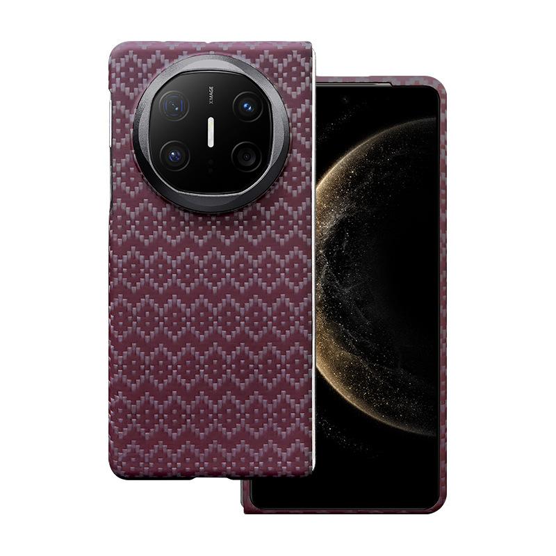 Applicable to Huawei Matex6 Kevlar Aramid Mobile Phone Case X6 Collector's Edition Folding Floating Carbon Fiber Protective Case