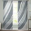 Line Abstract Gradient Hand-painted Bedroom Transparent Sheer Curtains Holiday Decoration Window Voile Tulle Curtain