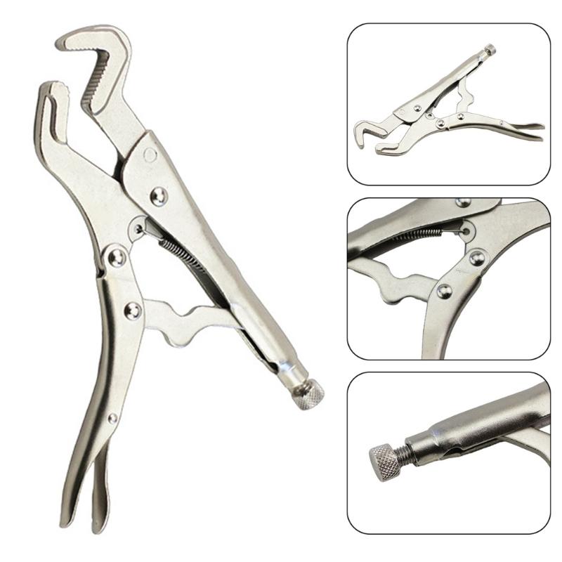Locking Pliers Heavy Duty Adjustable Vise Vice Grips High-carbon Steel Quick Fixing Clamping Curved Jaw Spanner