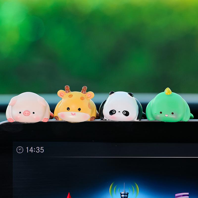 Cute Cartoon Animal Car Console Ornament & Screen Decoration