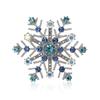 High-Grade Alloy Rhinestone Snowflake Brooch Beautiful Fashion Women'S Suit Cardigan Corsage Jewelry Pin