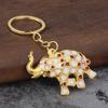 Vintage Elephant Keychain Creative Cute Animal Bag Car Key Ring For Men Women Gift