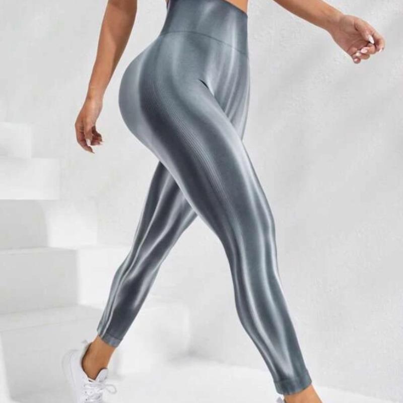 Pantaloni da Yoga da Donna Senza Cuciture Sportivi Casual Fitness Vita Alta Slim Fit Push Up Leggings da Yoga da Donna Pantaloni Stampa Luce Polare Aderenti Leggings da Donna 25608