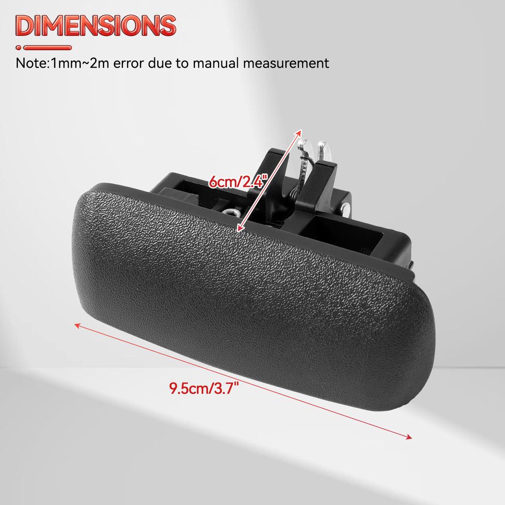 Auto Handschuhfach Öffnungsgriff Verriegelung Entriegelung Deckelgriff Ersatz Passend Für Dodge 97-00 Dakota 98-00 Durango 5EM34LAZ Autozubehör