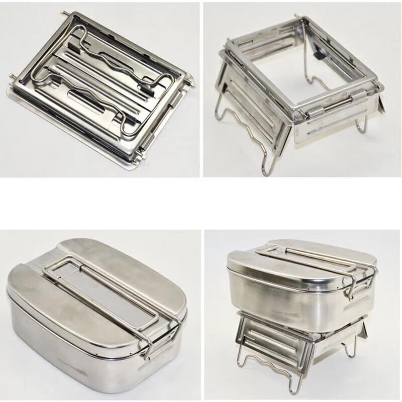 Shiyi Single Person Stainless Steel Camping Mess Kit