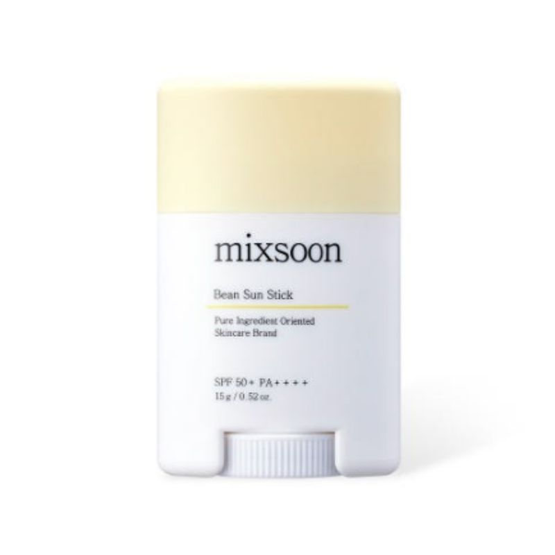 mixsoon Солнцезащитный стик с бобами SPF50+ PA++++ Двойная упаковка 15 г x2 – Корейский солнцезащитный стик для защиты от УФ-лучей, увлажнения и гладкого финиша