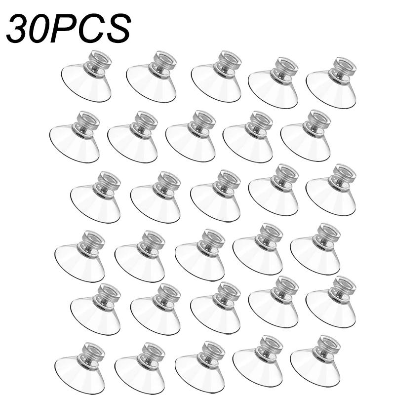 10 peças de ventosas transparentes, suporte de ventosa de PVC, ventosas de plástico com parafusos para banheiros, cozinhas, escritórios