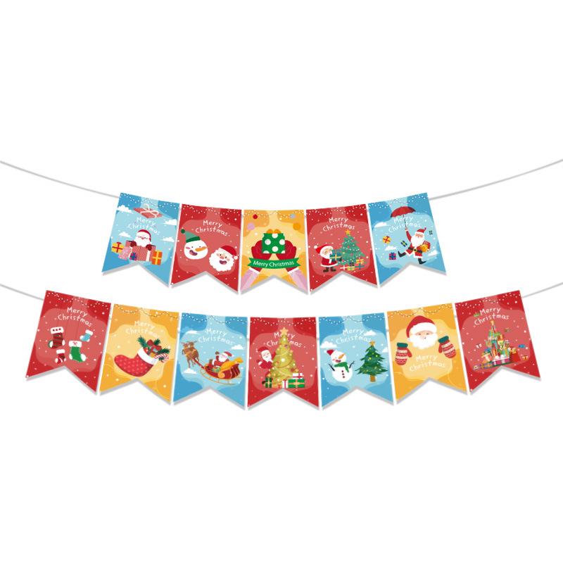 Santa Claus Spanish Christmas Bunting Banner Set