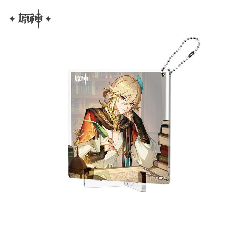 Sunsyea Genshin Impact Official Merch miHoYo Original Authentic Birthday Series Coaster Keychain Stand Wanderer Alhaitham