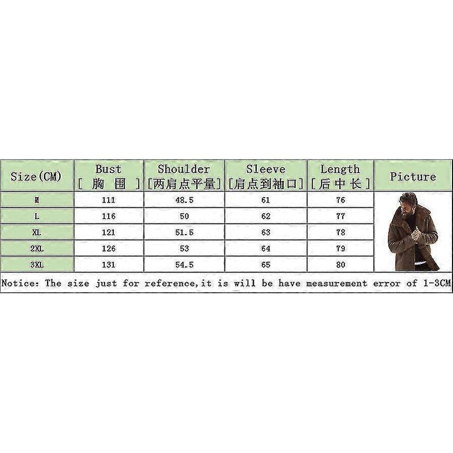 Men's Winter Thicken Jacket Warm Lambswool Arctic Fleece Jacket Coat
