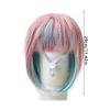Colorful Wigs Hair Hairpiece With Heat Resistant Fiber Bob Haircut Headcover For Small Cats Dog Holiday Dressingup Supply HX6C