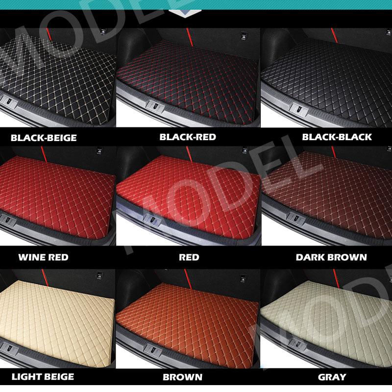 Car Rear Trunk Mats For SEAT Cupra Ateca KH7 2016~2023 5seat Waterproof Cargo Tray Trunk Carpet Tapis De Voiture Car Accessories