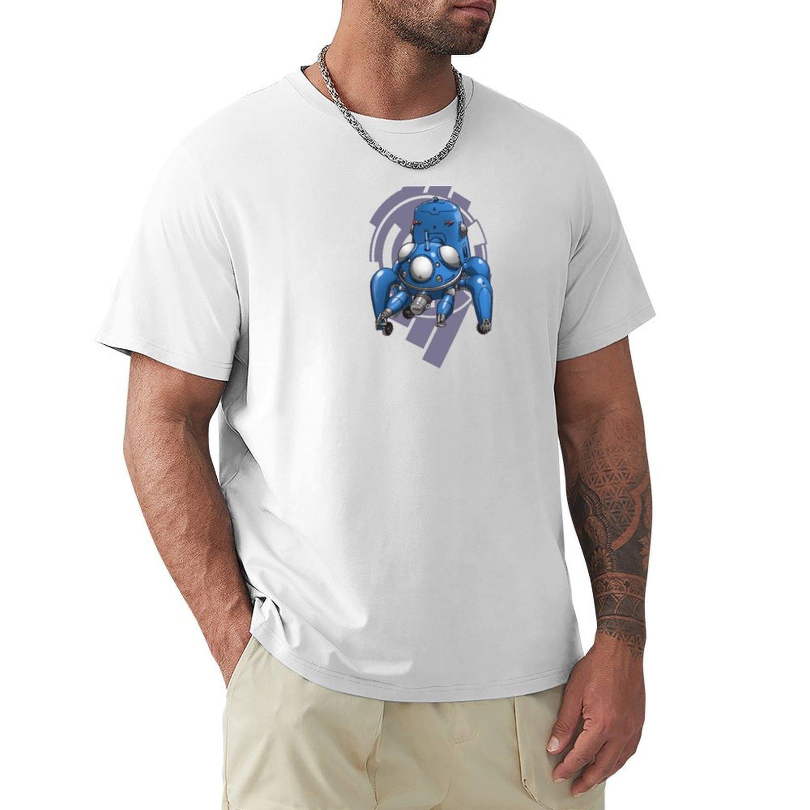 Tachikoma Tshirt Novelty Print Casual Tee Shirt S