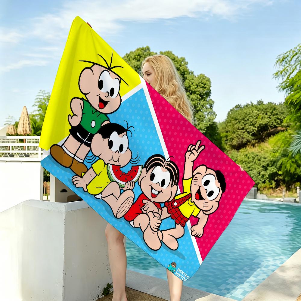 Comic M-Monica and Friends Towel Beach Yoga Gym Lightweight Portable For Swimming Shower Travel Sports Accessories Sandproof