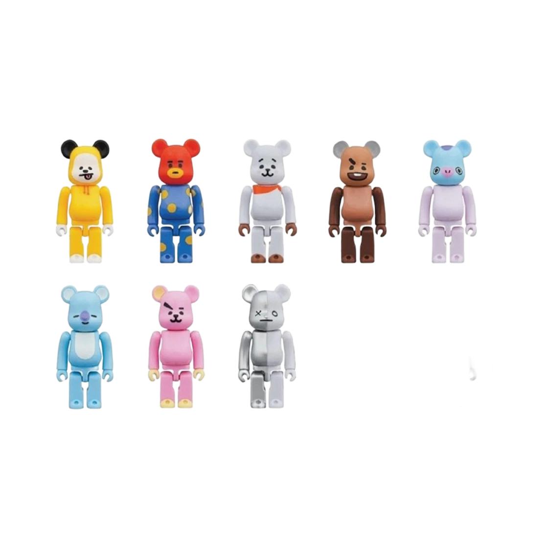 BTS Bearbrick x BT21 100% (Набор из 10) ONE SIZE