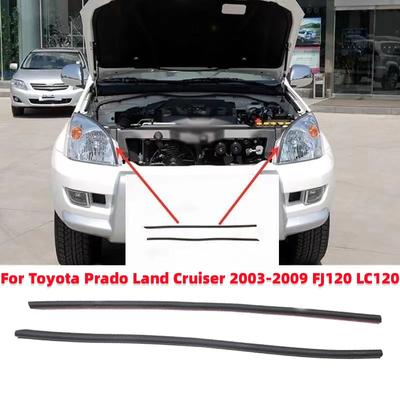 1pár auta Těsnění předního nárazníku Lemování Lemování Gumové obložení Těsnicí pásek pro Toyota Prado Land Cruiser 2003-2009 FJ120