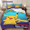 Pikachu Soft and Comfortable Duvet Cover, Children's Bedding Set Gift, Extra Large Size, Various Sizes Available LXR114