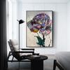 Straße Graffiti Gesten Poster Leinwand Malerei Abstrakte Pop Wand Kunst Bilder Für Wohnzimmer Schlafzimmer Dekoration Cuadros