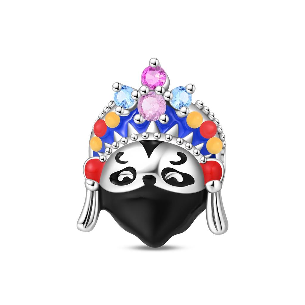 Original Design Copper Sunny And Rainy Weather Panda Treasure Charm Fit Diy Bracelet Necklace Exquisite Party Gifts