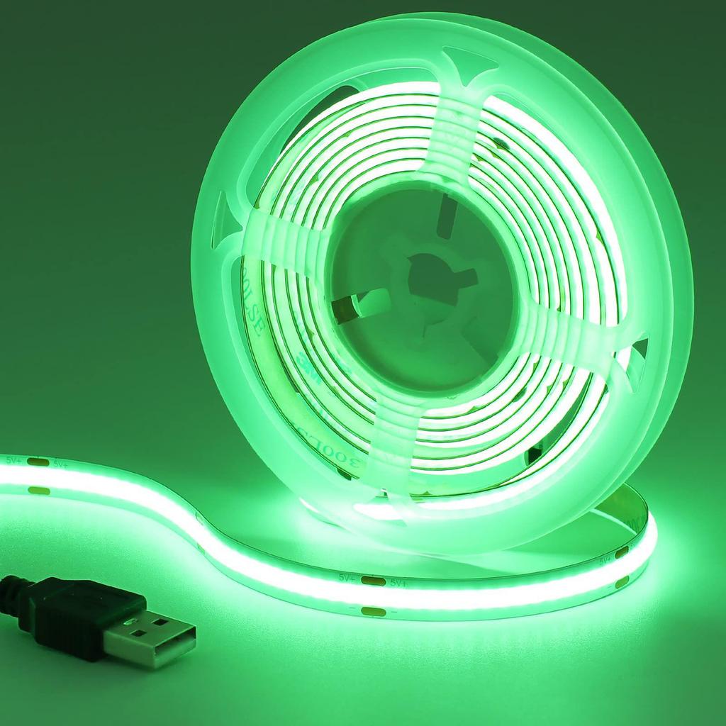 5V/12V/24V COB Light Strip - Single/Double Color, RGB, High CRI, Smart LED Line