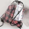 Borsa con coulisse in PVC trasparente impermeabile regolabile, grande capacità, zaino da viaggio, zaino da spiaggia, forniture per esterni