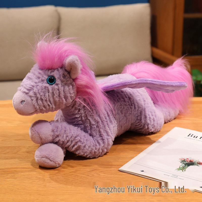 

2026 Year of the Horse Plush Pony Mascot - Event Souvenir & Child s Birthday Gift 48cm / 0.58kg фіолетовий