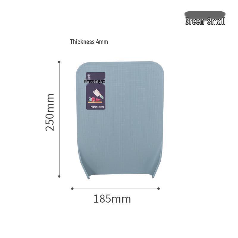 Thickened Vertical Kitchen Plastic Cutting Board for Fruits and Small Chopping Tasks