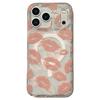 For iPhone 17 Pro Max Case Compatible with MagSafe IMD Lip Print Pattern TPU PC Phone Back Cover