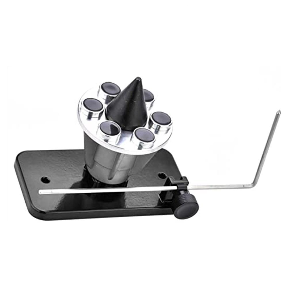 339075B 42-047 Mower Blade Balancer Replace Lawn for Lawnmower Magnetic Wall Mount Blade Balancer Black/Red