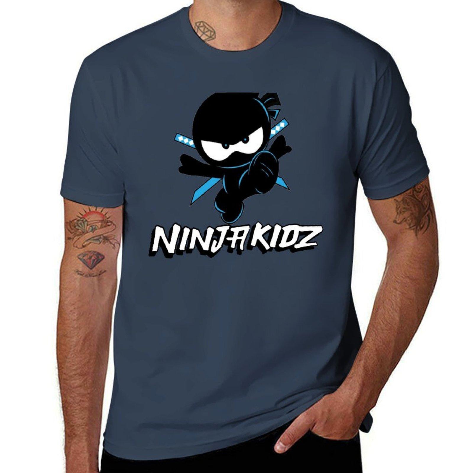 Blue Ninja Tshirt Creative Graphic Tee Shirt S