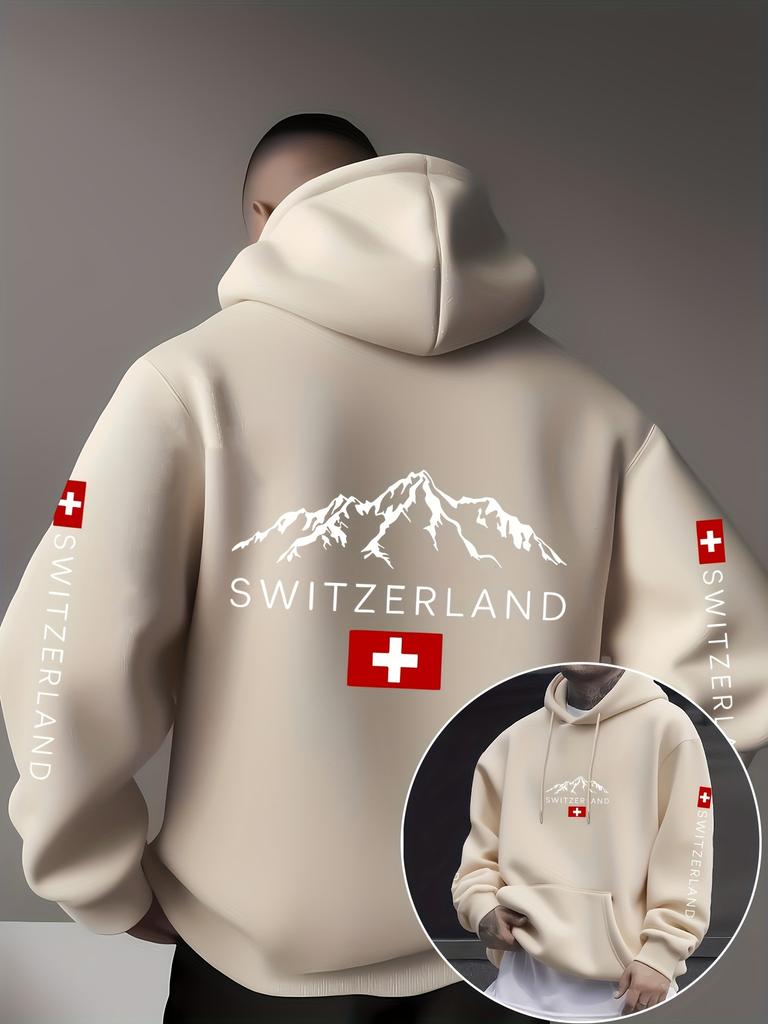 American Best-selling Cool Men Women Hooded Sweatshirt Autumn Winter Daily Outdoor Vacation Fitness Casual Loose