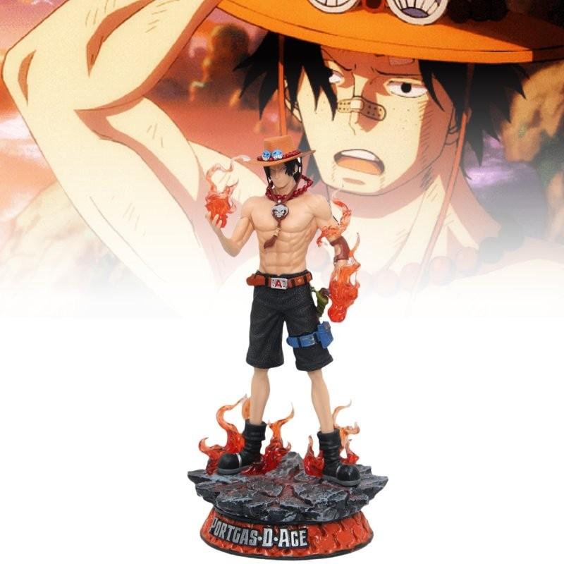 One Piece Ace Pvc Toy Doll Model Desktop Decoration Children Christmas Gift