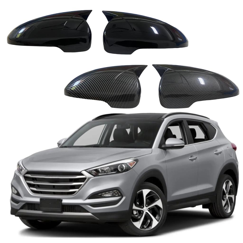 Capas de espelho retrovisor lateral OX Horn para Hyundai Tucson 2015 - Capa de espelho retrovisor Shell Case Guarnição Acessórios para carro