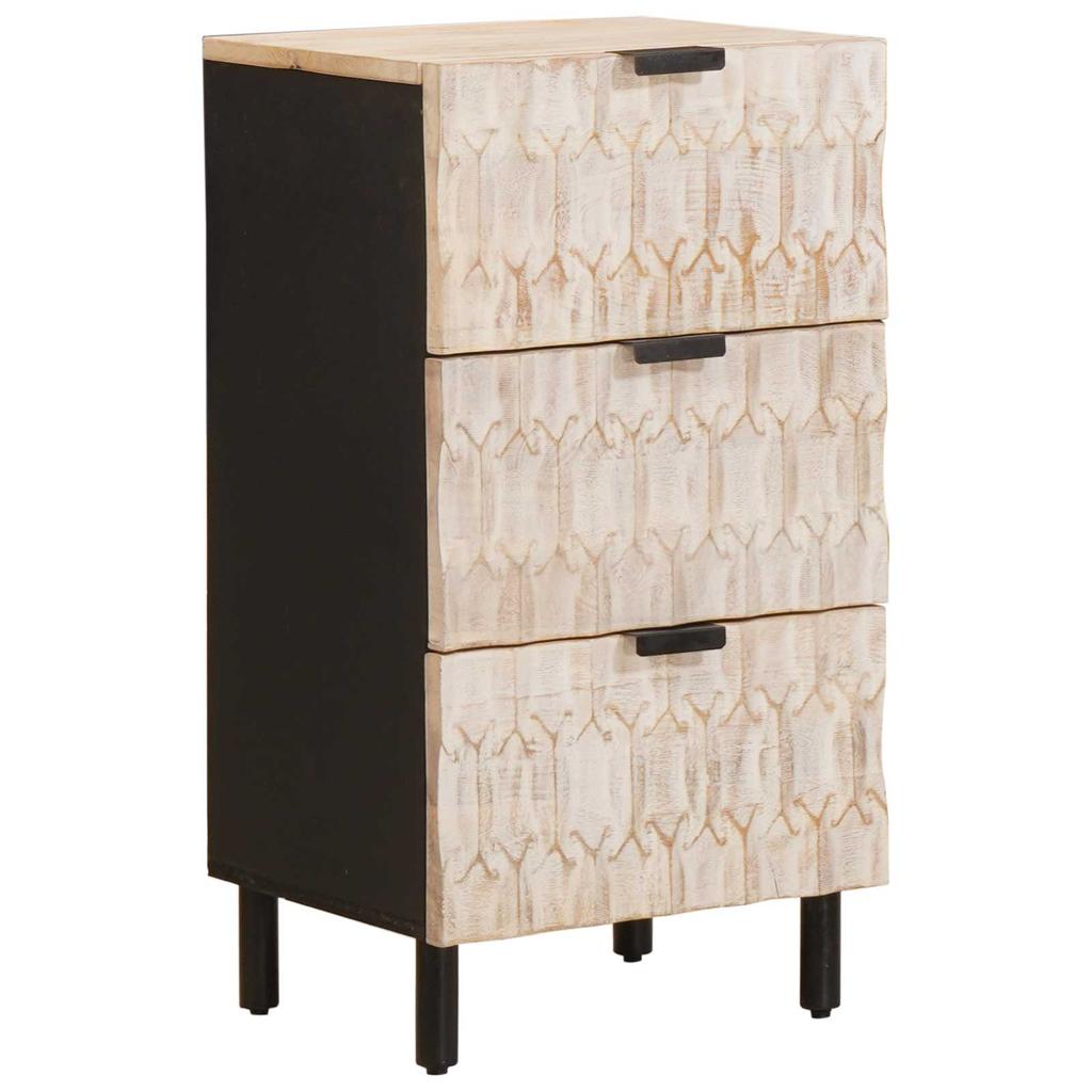 Sideboard White Washed Surface 40 x 33 x 75 cm