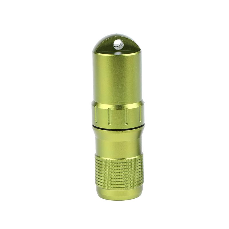 Tragbare Pillendose Wasserdicht Edc Behälter Kapsel Luftdicht Aluminiumlegierung Pillenflasche Schlüsselanhänger Reise Pillenhalter Organizer
