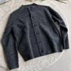 Men's Casual Knitted Lapel Cardigan Sweater - Loose, Versatile, Single-Breasted Perfect for Spring & Autumn