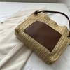 Summer straw bag women's 2025 new large-capacity woven shoulder bag high-end texture niche commuter tote bag